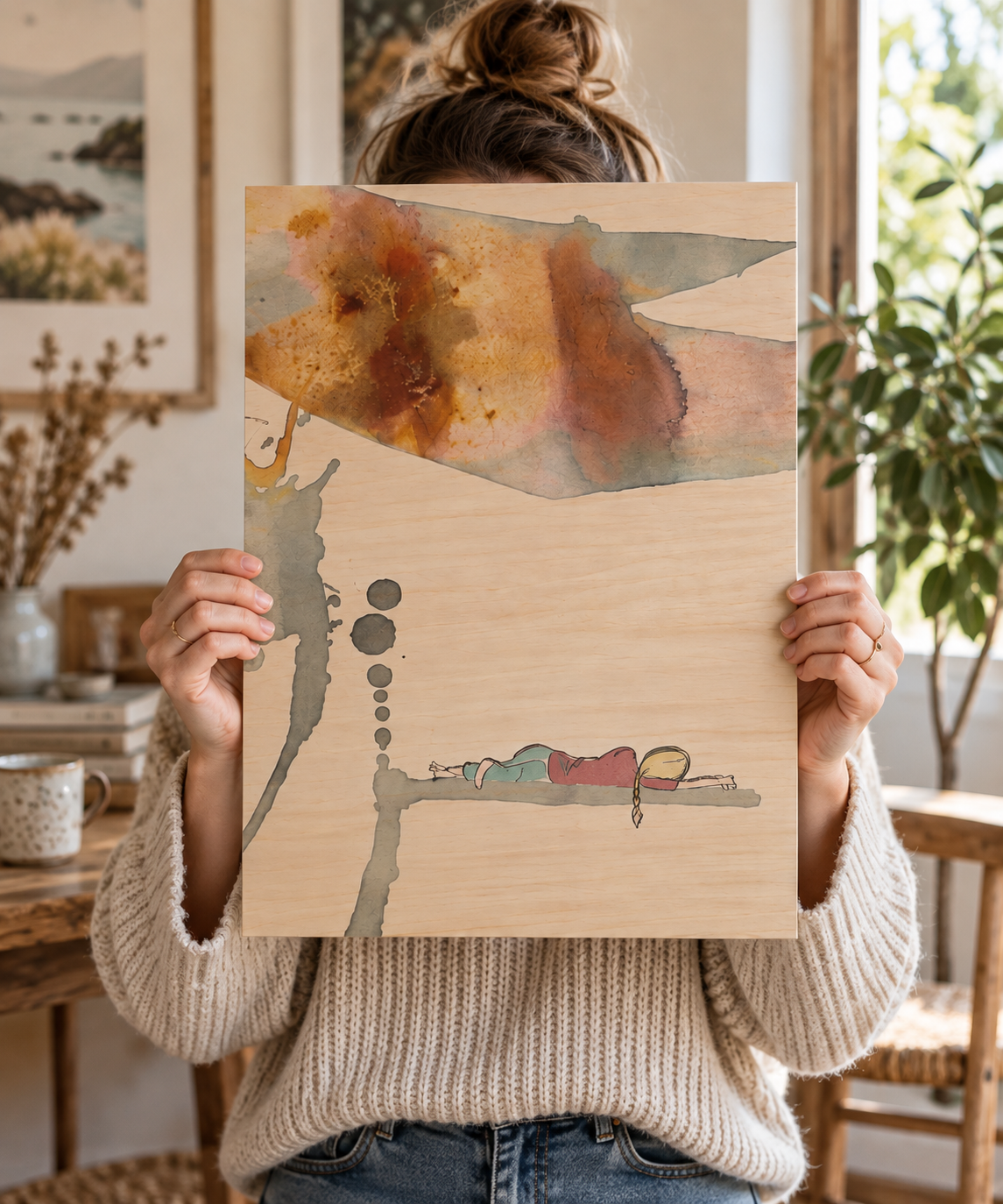 The Daydreamer — Fine Art Wood Print
